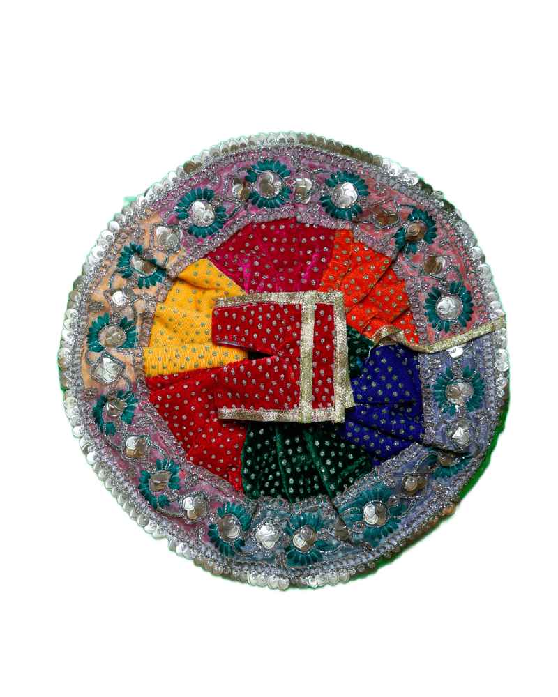 Traditional Multicolor Cotton Dress For Laddu Gopal