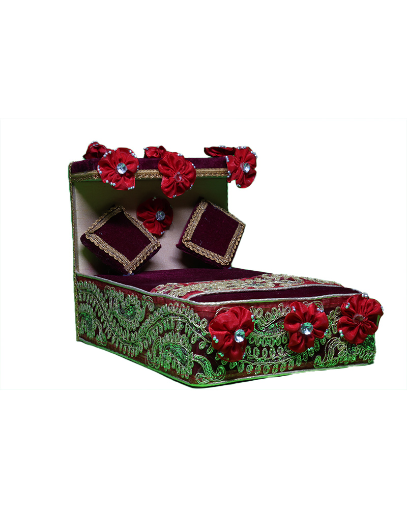 Ethnic Style Decorative Velvet Finish With Floral Design