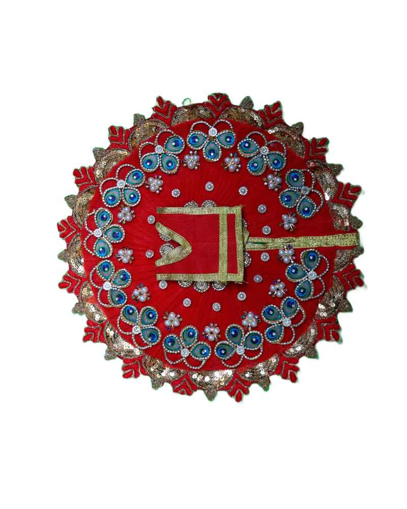 New Arrival Red Handmade Dress For Laddu Gopal