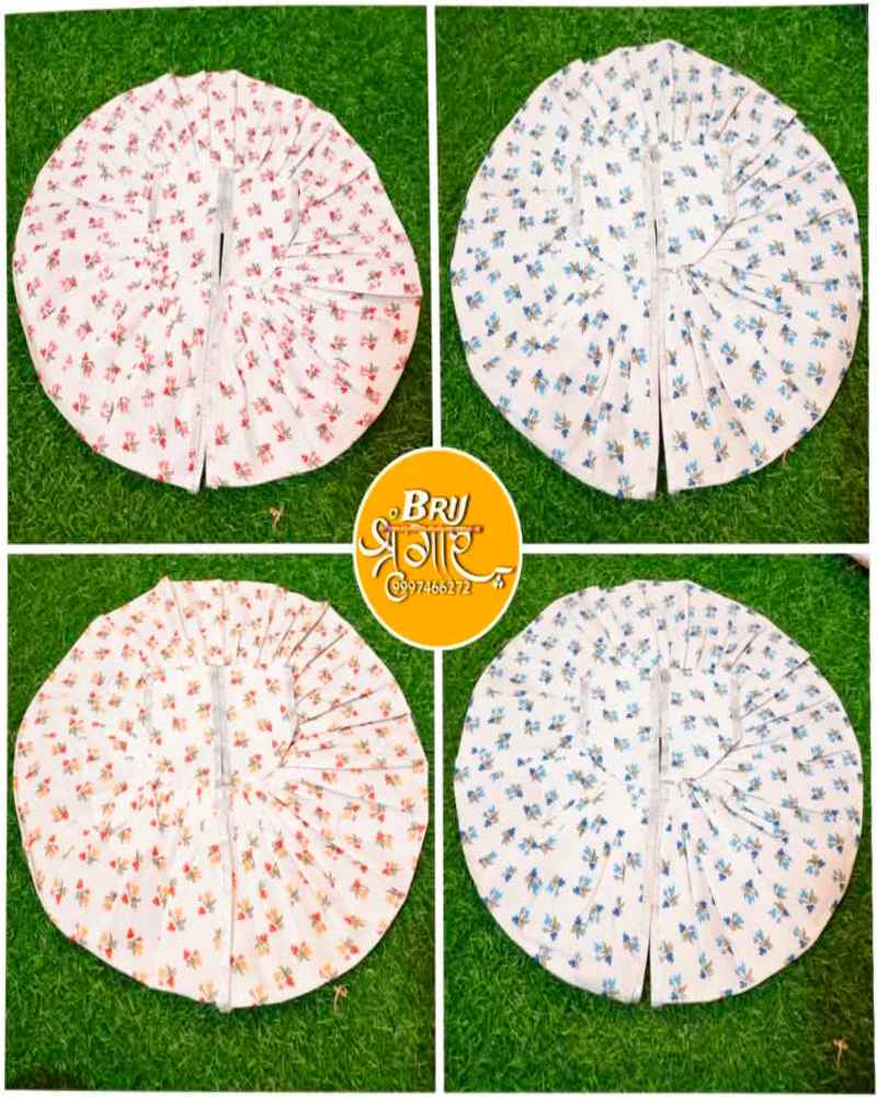 Laddu Gopal Poshak Combo Floral Dresses For Holi Festival
