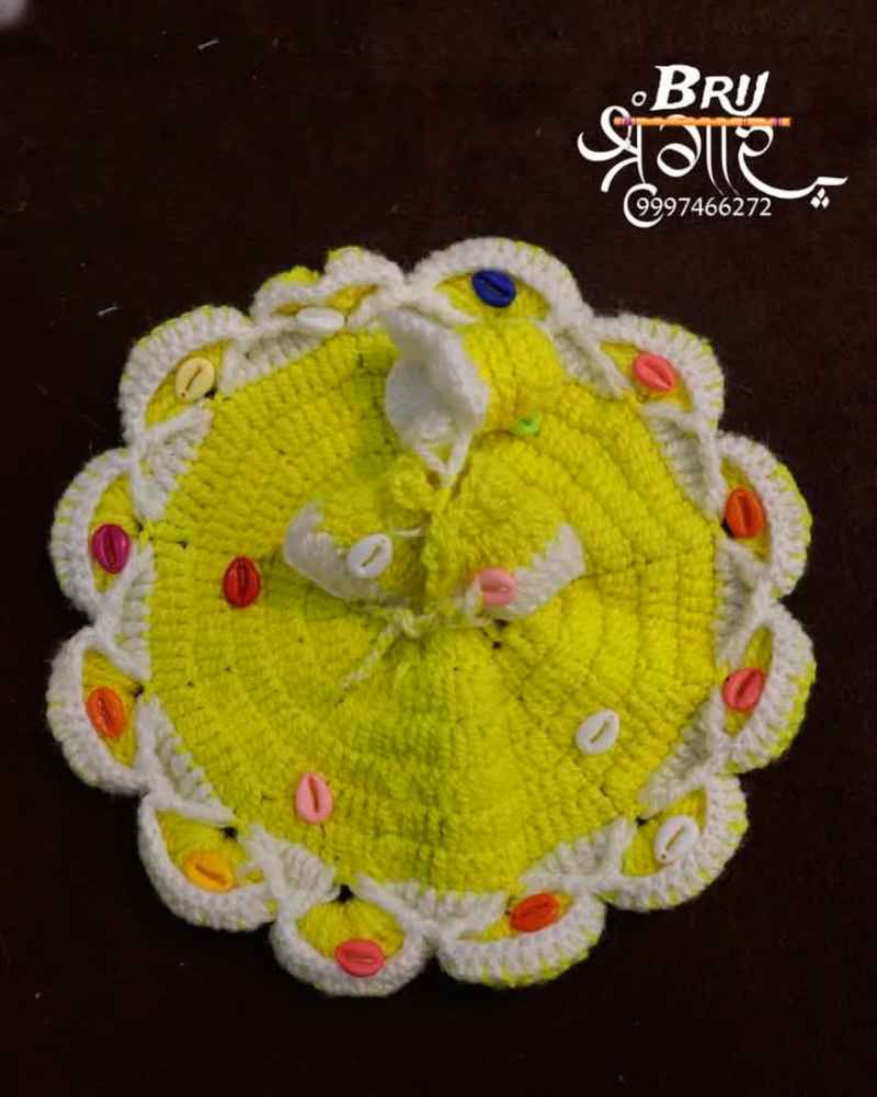 Laddu Gopal Stylish Woolen Winter Dress