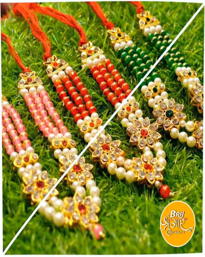 Beautiful Handmade Mala For Radha Krishna