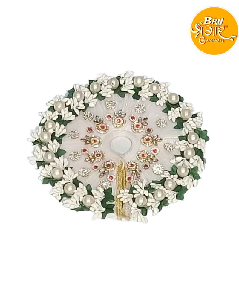 Laddu Gopal White Designer Dress