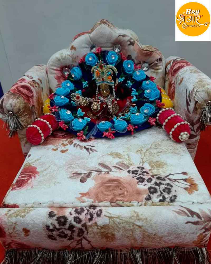 Wooden Handcrafted Work Small Royal Singhasan