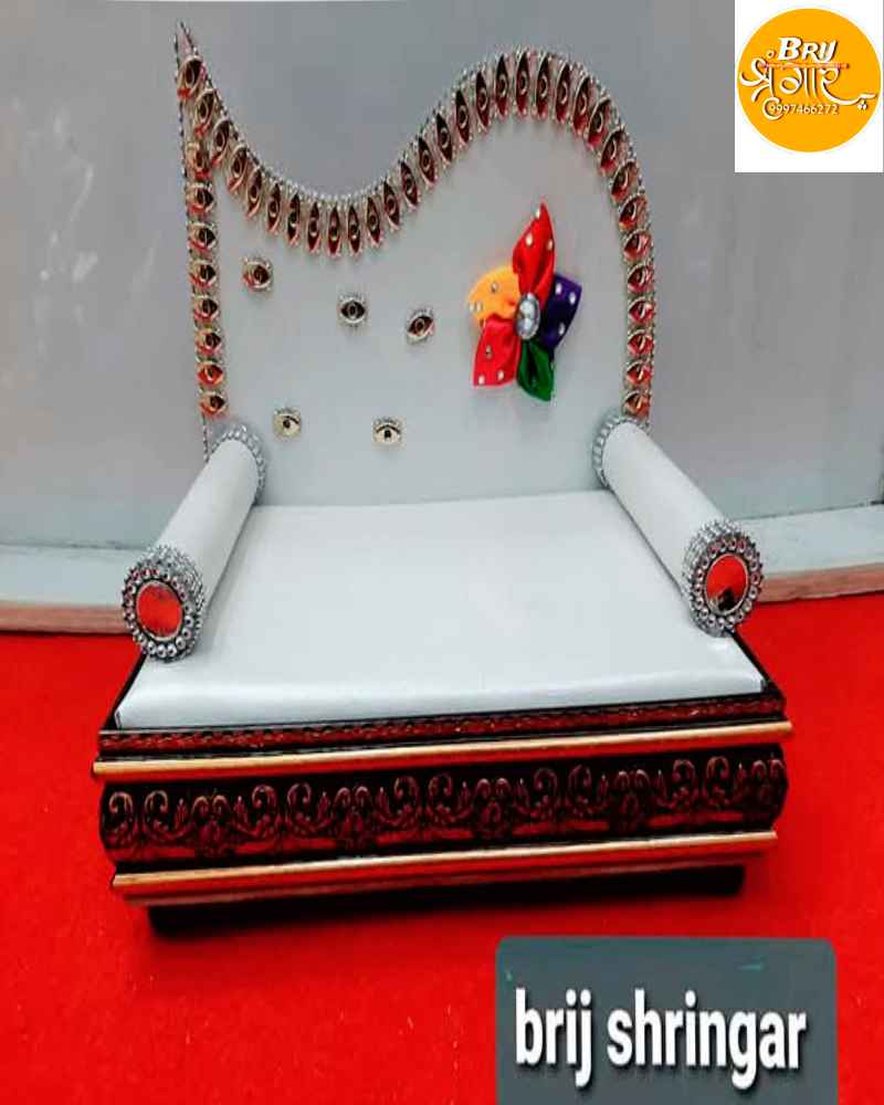 Laddu Gopal Singhasan Beautiful Handcrafted