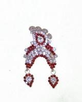 Chandrika for radha rani in blue, red colour