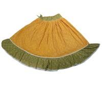 Special Lalita Sakhi ju Flayerd Cotton Printed Gopi dress in 2 shade Yellow and Green 