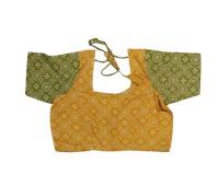 Special Lalita Sakhi ju Flayerd Cotton Printed Gopi dress in 2 shade Yellow and Green 