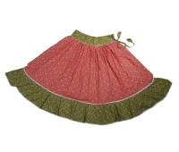 Vishakha Sakhi Ju Printed Cotton Gopi Poshak with 5 Meter Ghera 