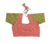 Vishakha Sakhi Ju Printed Cotton Gopi Poshak with 5 Meter Ghera 
