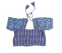 Champakalata Sakhi Ju Printed Cotton Gopi Dress with 5 Meter Ghera 