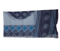 Printed Cotton Gopi Dress in Blue