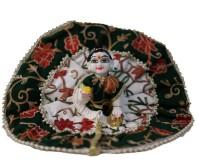 Laddo gopal dress in white black with kadai Laddo gopal dress in white black with kadai