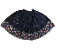 Beautiful Black Elephant Print Gopi Dress, Perfect for Festivals, Garba & Dandiya Nights