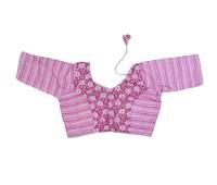 Elegant Floral Printed Gopi Dress with a 7-Meter Flare in Pink and Magenta Combination
