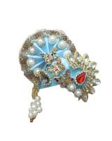 Laddo gopal pagdi in blue , red , yellow, pink