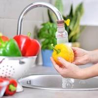 Flexible Faucet Extension Pipe with Bottle Adapter | Kitchen Tap Nozzle