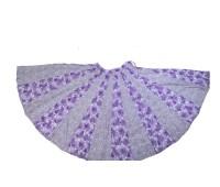Special Chitra Sakhi Gopi Dress With Floral in Purple colour with 7-Meter Flare