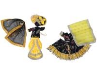 JANMASHTAMI Special Dress for YUGAL Jodi JI Radha Krishna in black, yellow 