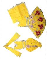 Radha Krishna Poshak In yelow colour