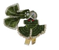 Hariyali Teej Special Radha Krishna Handmade Dress 