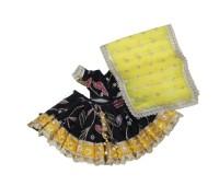 JANMASHTAMI Special Dress for YUGAL Jodi JI Radha Krishna in black, yellow 