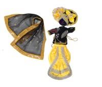 JANMASHTAMI Special Dress for YUGAL Jodi JI Radha Krishna in black, yellow 
