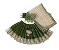 Hariyali Teej Special Radha Krishna Handmade Dress 