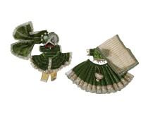 Hariyali Teej Special Radha Krishna Handmade Dress 