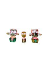Lord Jagannath Balabhadra Subhadra Wooden Idols Puri Style Deities