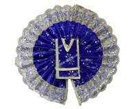 laddo gopal poshak for winter in royal blue and sky blue