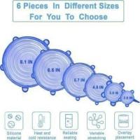 Silicone Stretch Lids Reusable Bowl Covers Pack of 6