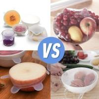 Silicone Stretch Lids Reusable Bowl Covers Pack of 6