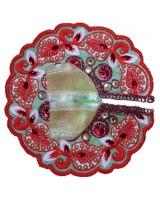 Embroidered Multi-Color Krishna Idol Dress Bal Gopal Poshak With Zari & Beads