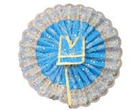 laddo gopal poshak for winter in royal blue and sky blue