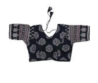 Indulekha Sakhi Ju Gopi Dress in Black Colour with full Ghum, Flared Cotton Radha Krishan Gopi dress 
