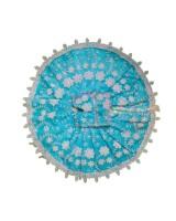 Attractive Blue Laddu Gopal Dress with Firozi Stone Detailing
