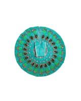 Designer Blue Laddu Gopal Dress with Embroidery