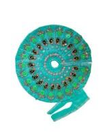 Designer Blue Laddu Gopal Dress with Embroidery