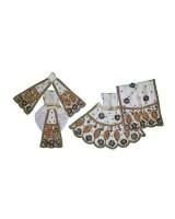 Designer White Radha Krishna Dress for Divine Celebrations
