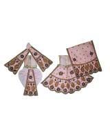 Designer White Radha Krishna Dress for Divine Celebrations