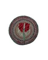 Elegant Red Laddu Gopal Dress with Handcrafted Design