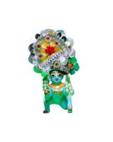 Handcrafted Laddu Gopal Pugree with Colorful Accessories