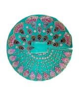 Elegant Blue Laddu Gopal Dress with Pearl Stone Embellishment
