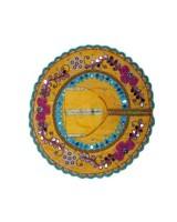 Yellow Laddu Gopal Dress with Zari Work