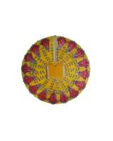 Laddu Gopal Yellow Dress Zari and Gota Patti Work
