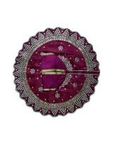 Designer Maroon Chetan Laddu Gopal Dress Vastra Collection