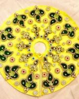 Special Janmashtami Laddu Gopal Dress with Heavy Booti Work in Yellow