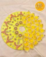 Laddu Gopal Ji Heavy Yellow Dress Beautiful Traditional Attire