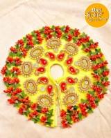 Laddu Gopal Dress with Pagdi Gopal Ji Designer Dress Yellow Colour